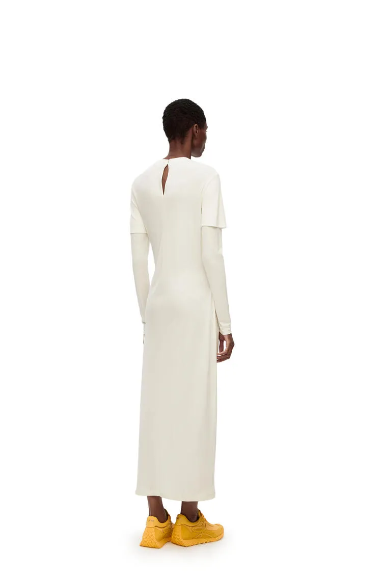 Draped Dress In Crepe Jersey