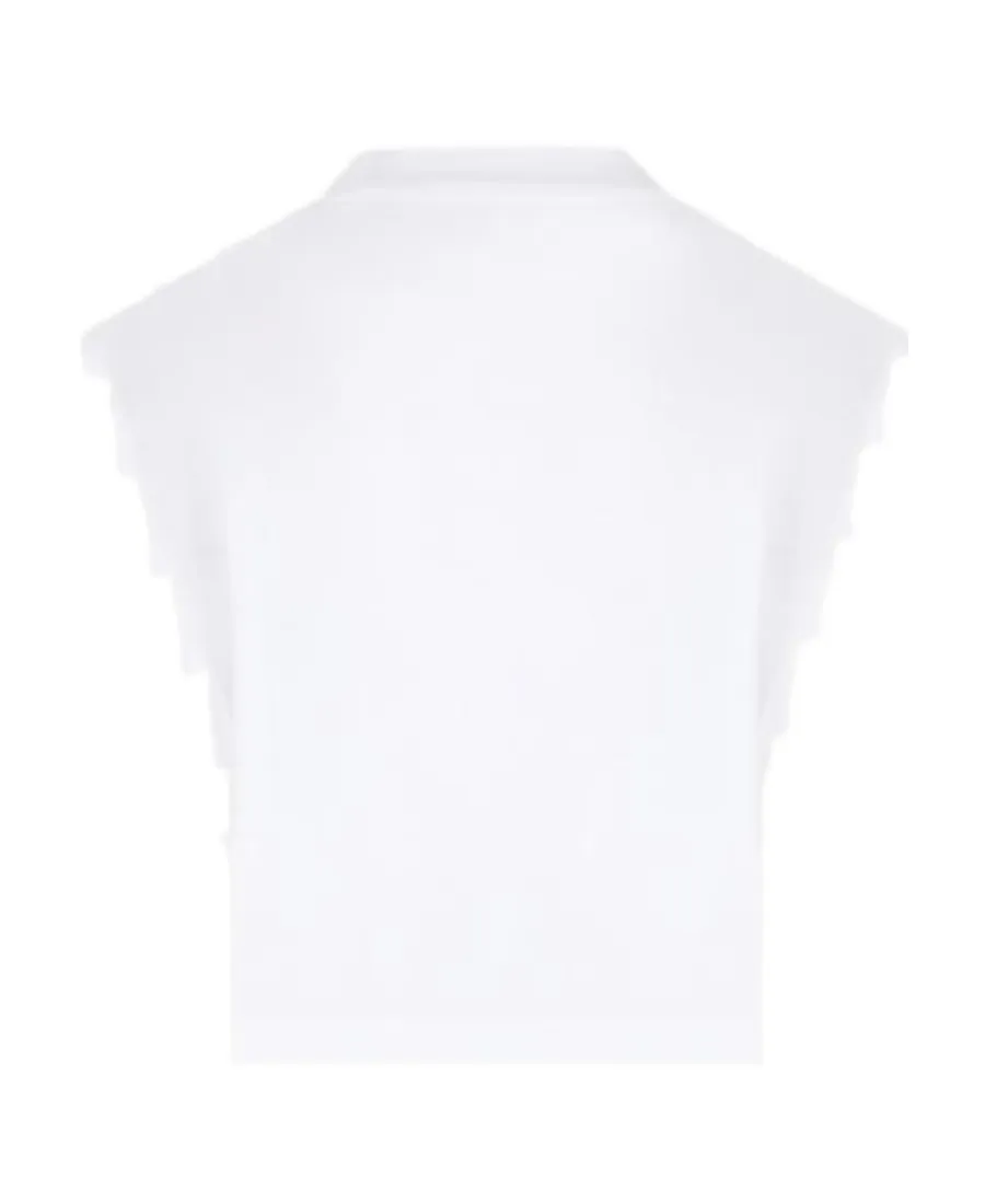 Graphic-Print Sleeveless Top