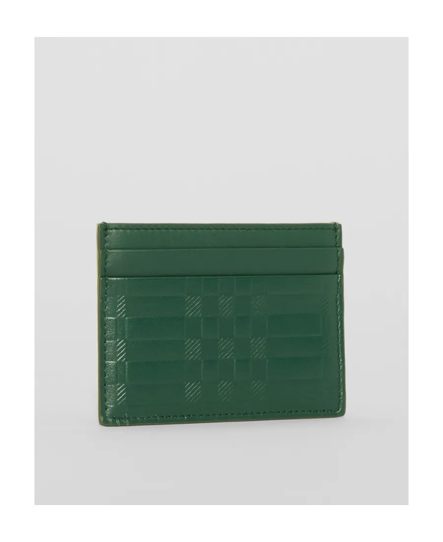 Plaid Embossed Card Holder