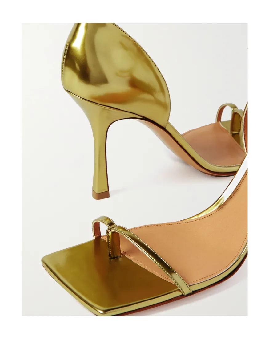90Mm Leather Sandals