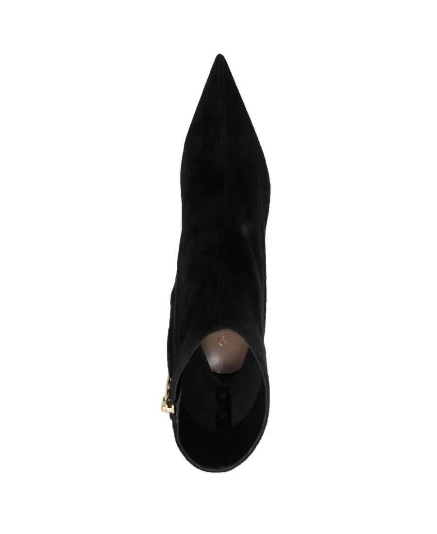 Gianvito Rossi Dunn Pointed-Toe Ankle Boots