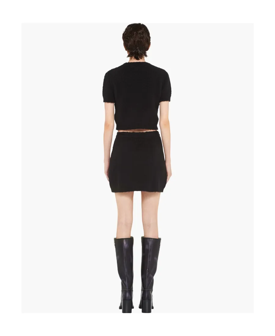 Miu Miu High-Rise Bouclé Skirt