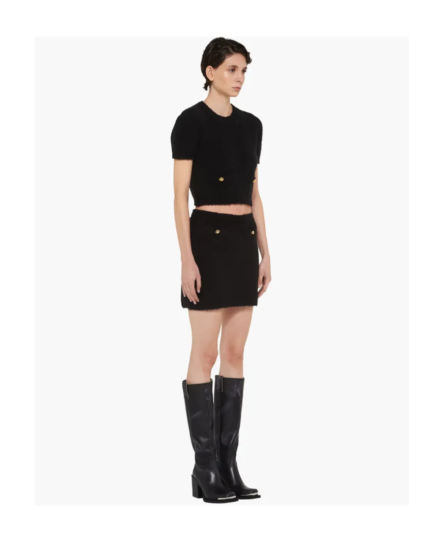 Miu Miu High-Rise Bouclé Skirt