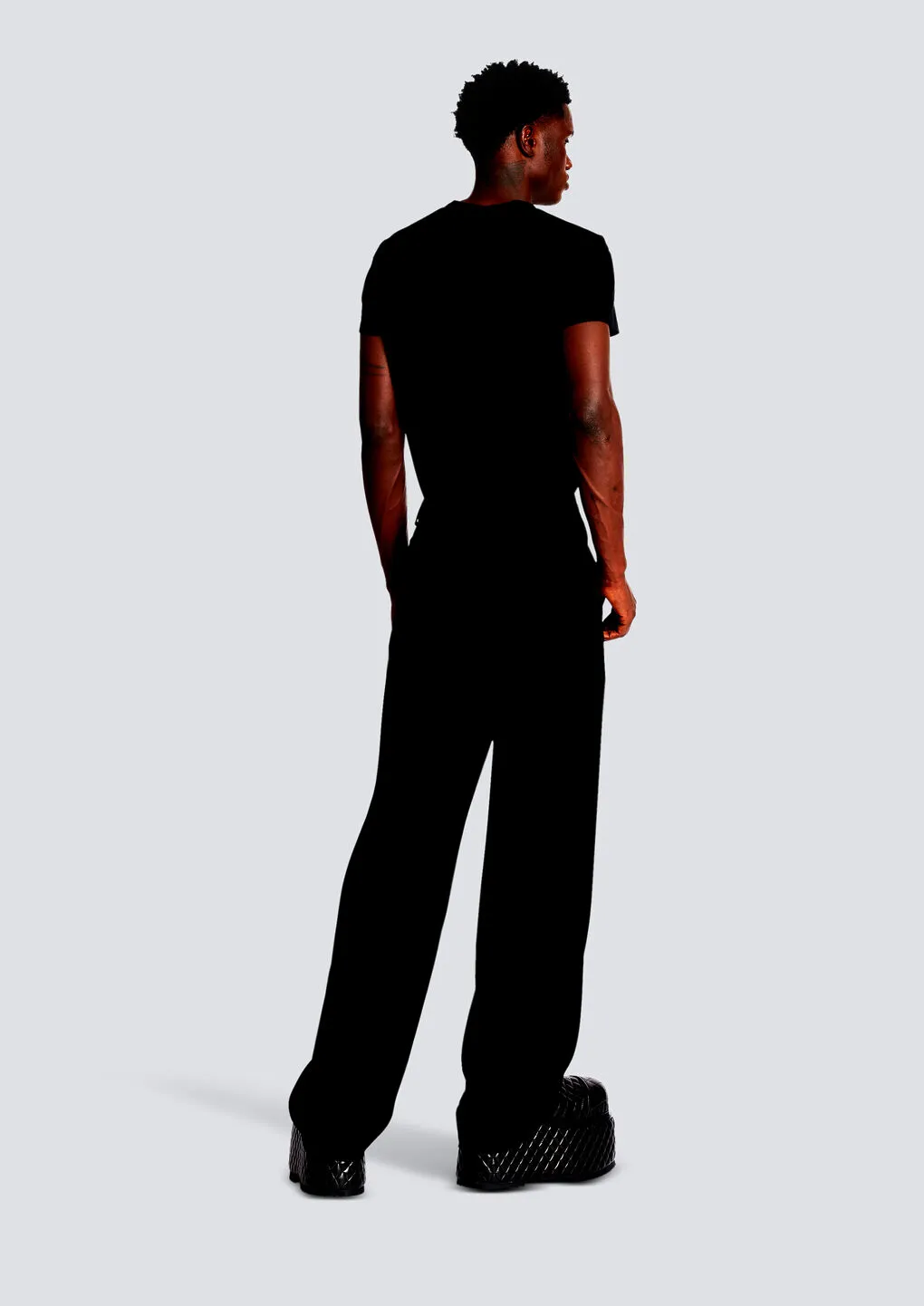 Balmain Crepe Tailored Trousers