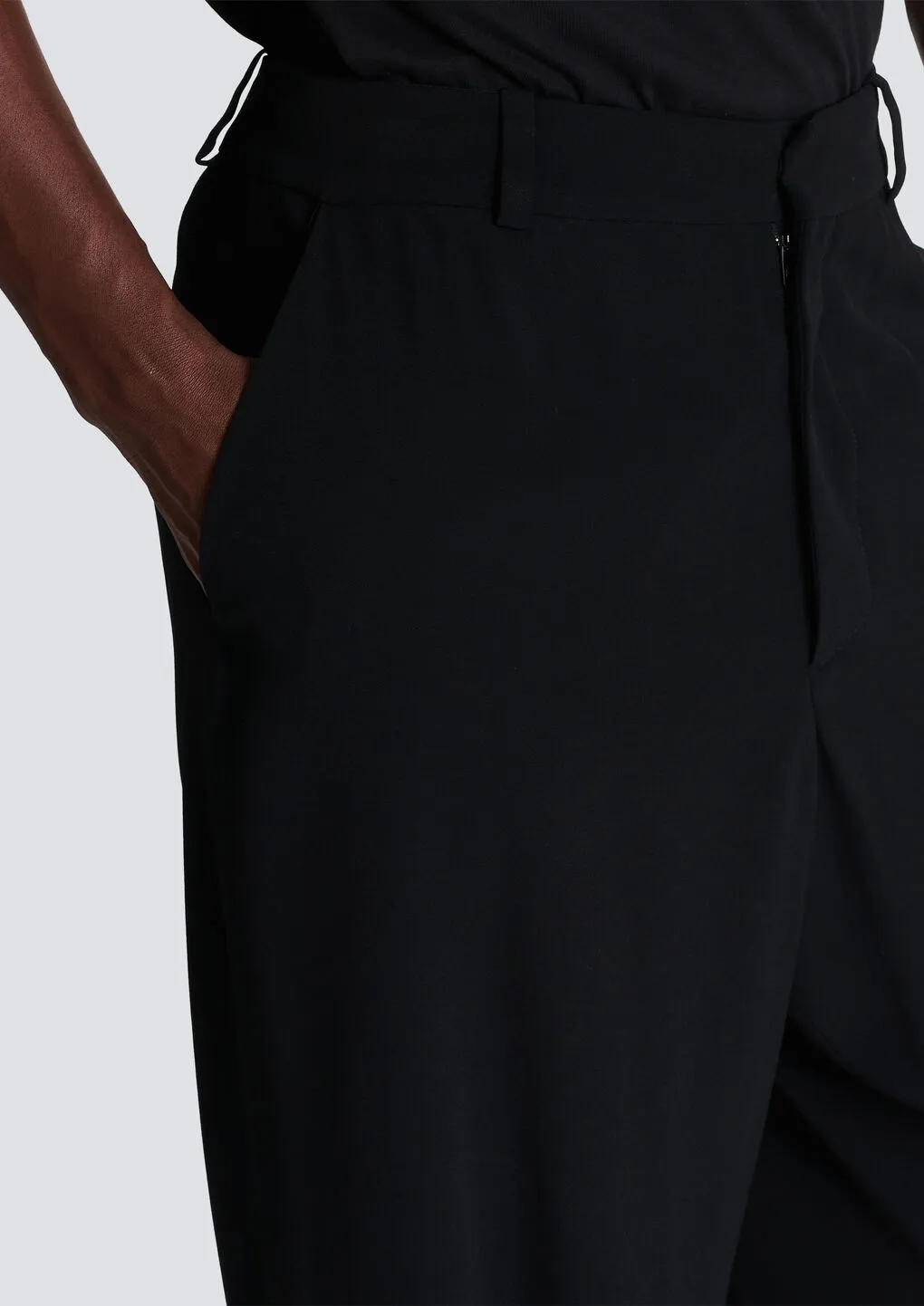 Balmain Crepe Tailored Trousers