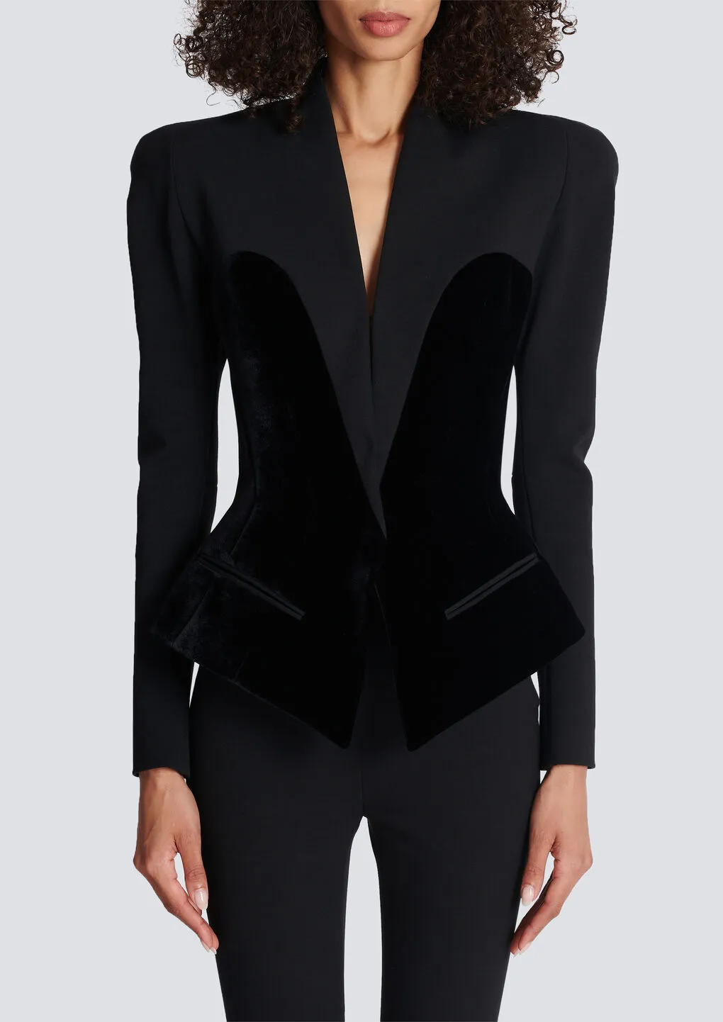 Slim-Fitting Bustier Jacket