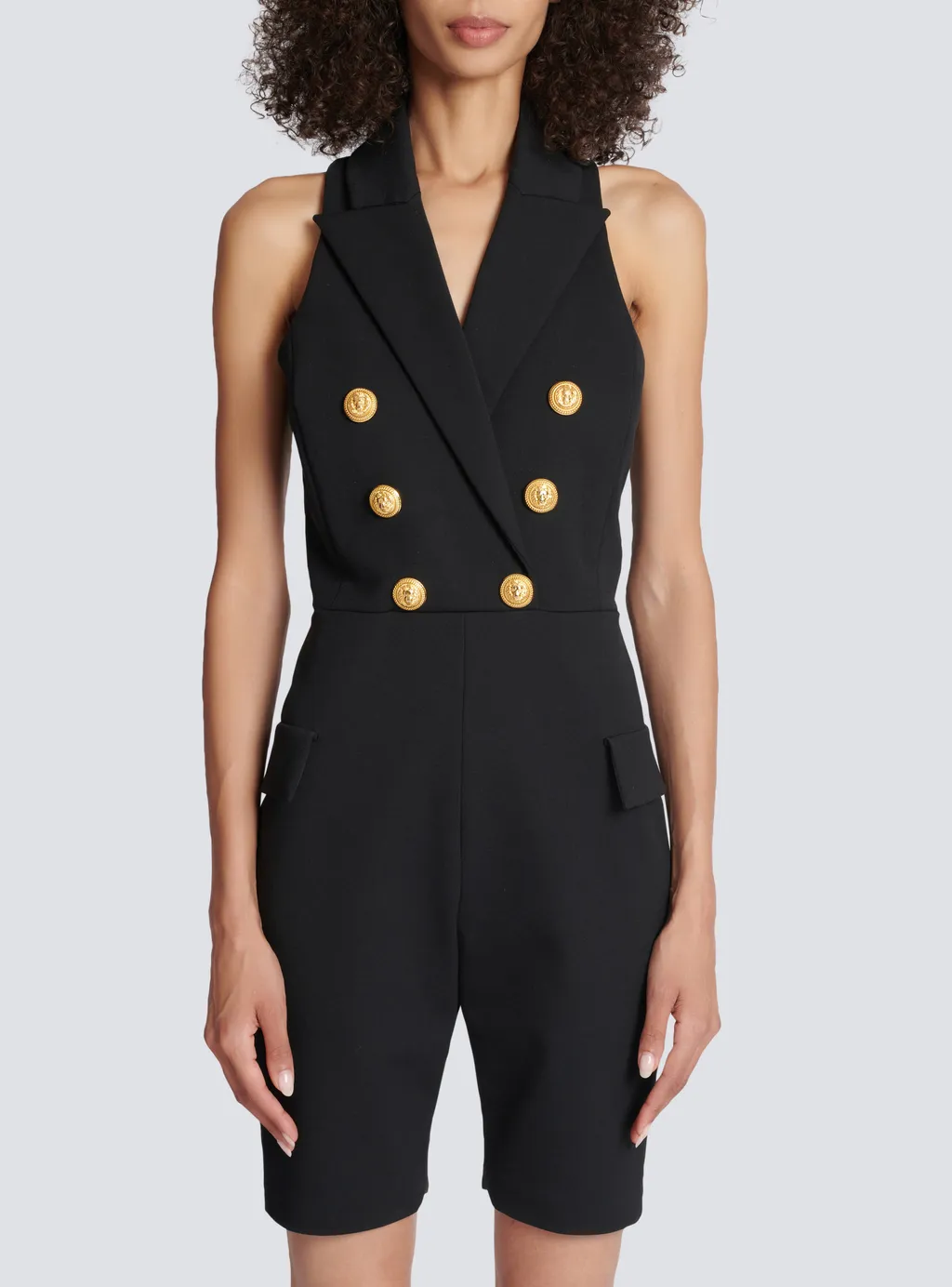 Balmaain Buttoned Jumpsuit