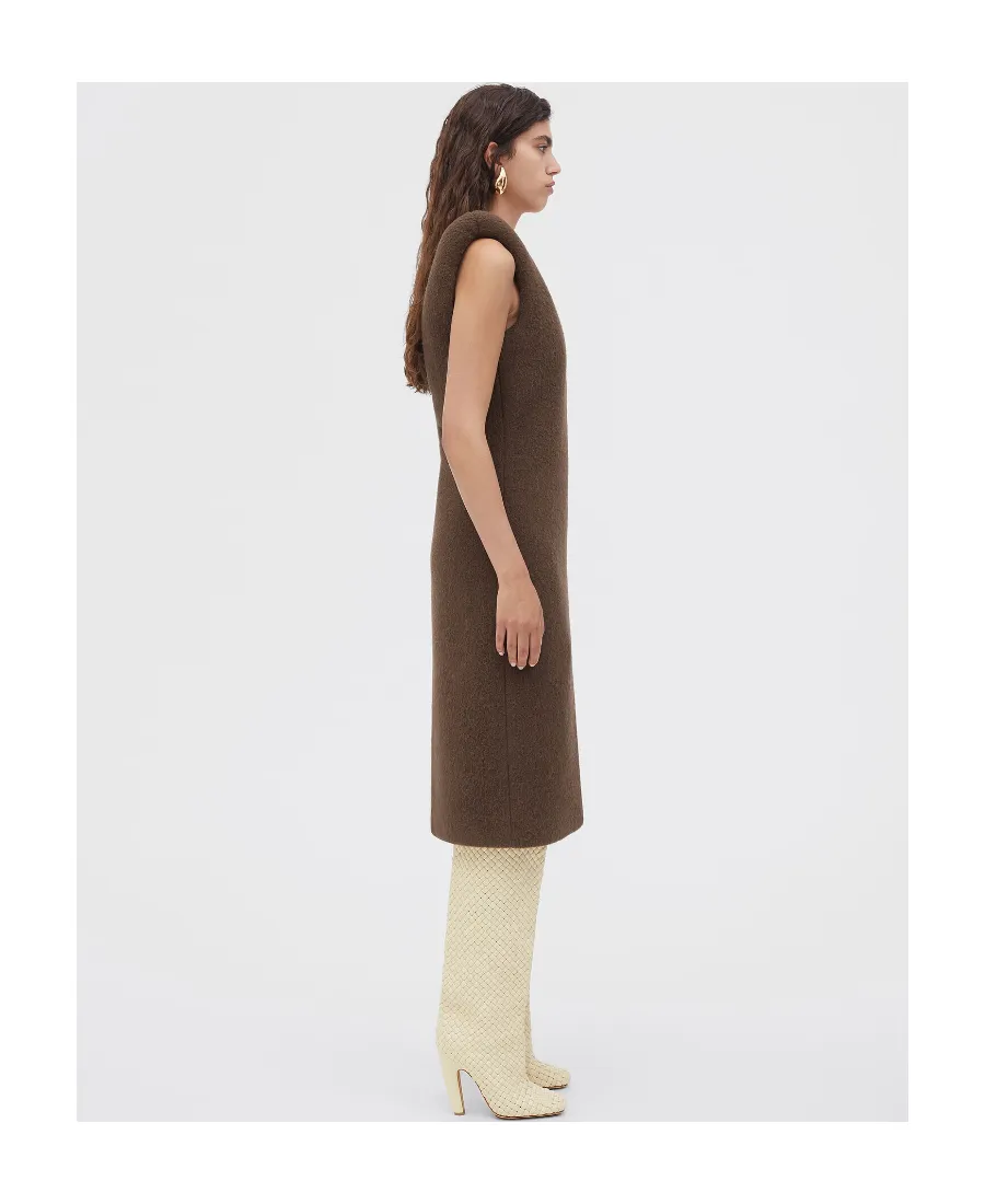 Logo V-Neck Dress