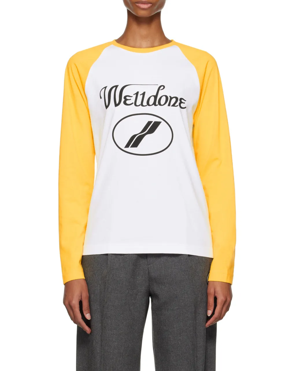 Colour-Block Logo-Print T-Shirt
