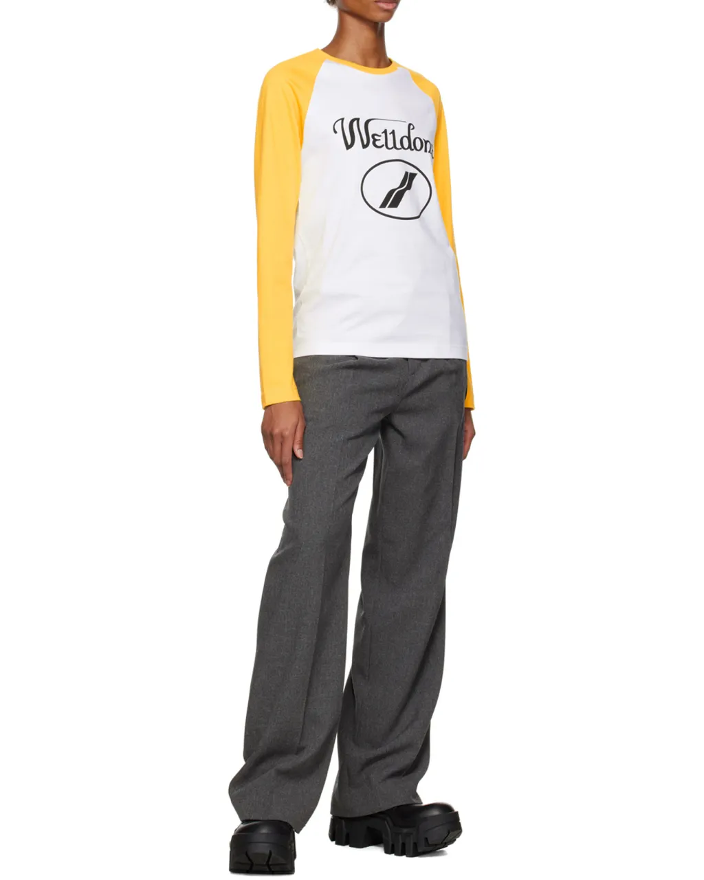 Colour-Block Logo-Print T-Shirt