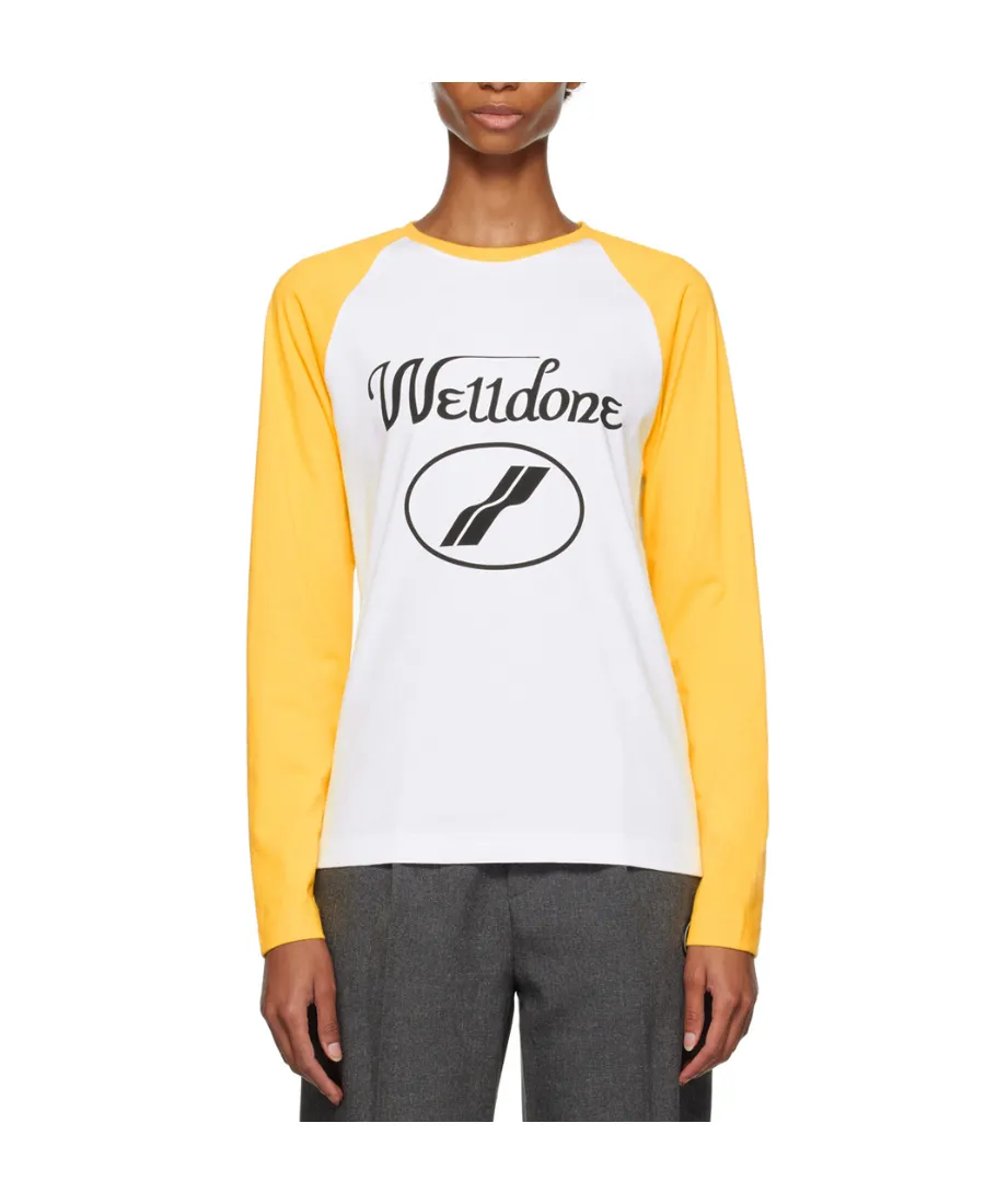 Colour-Block Logo-Print T-Shirt