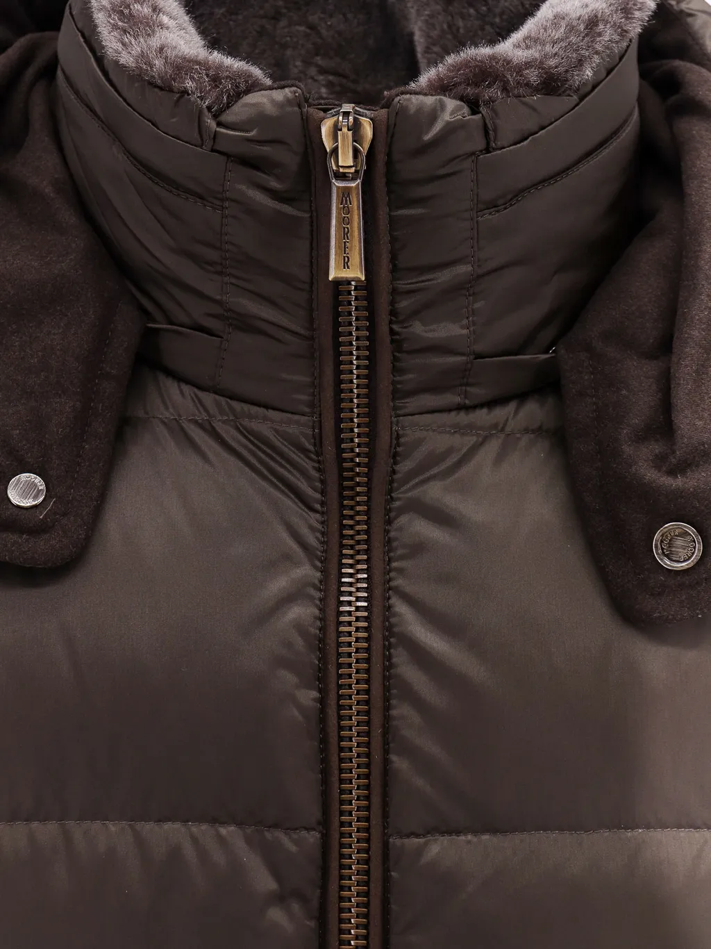 Zip-Up Padded Down Jacket