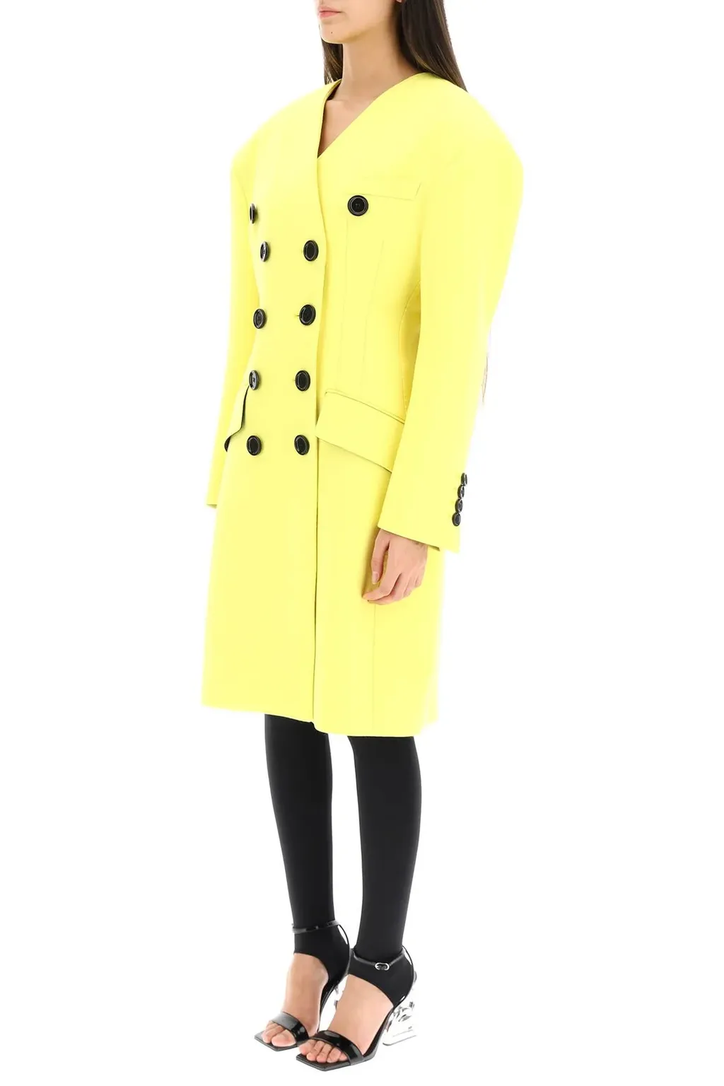 Dolce & Gabbana Double-Breasted Drop-Shoulder Coat