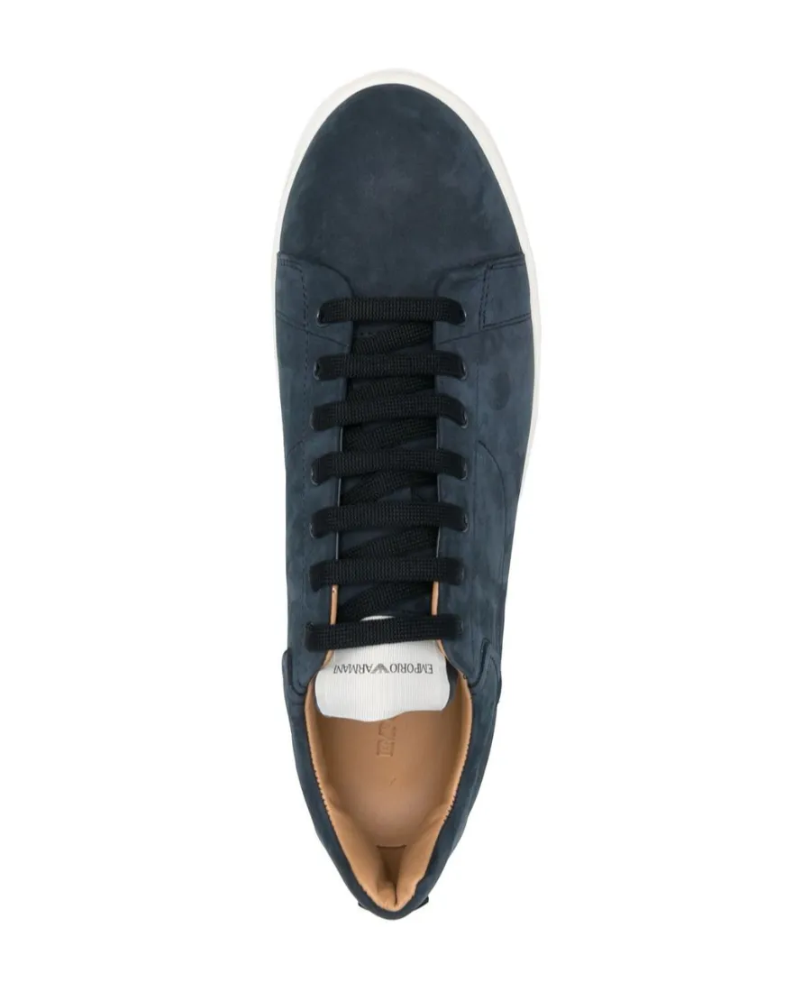 Emporio Armani Logo Plaque Low-Top Sneakers