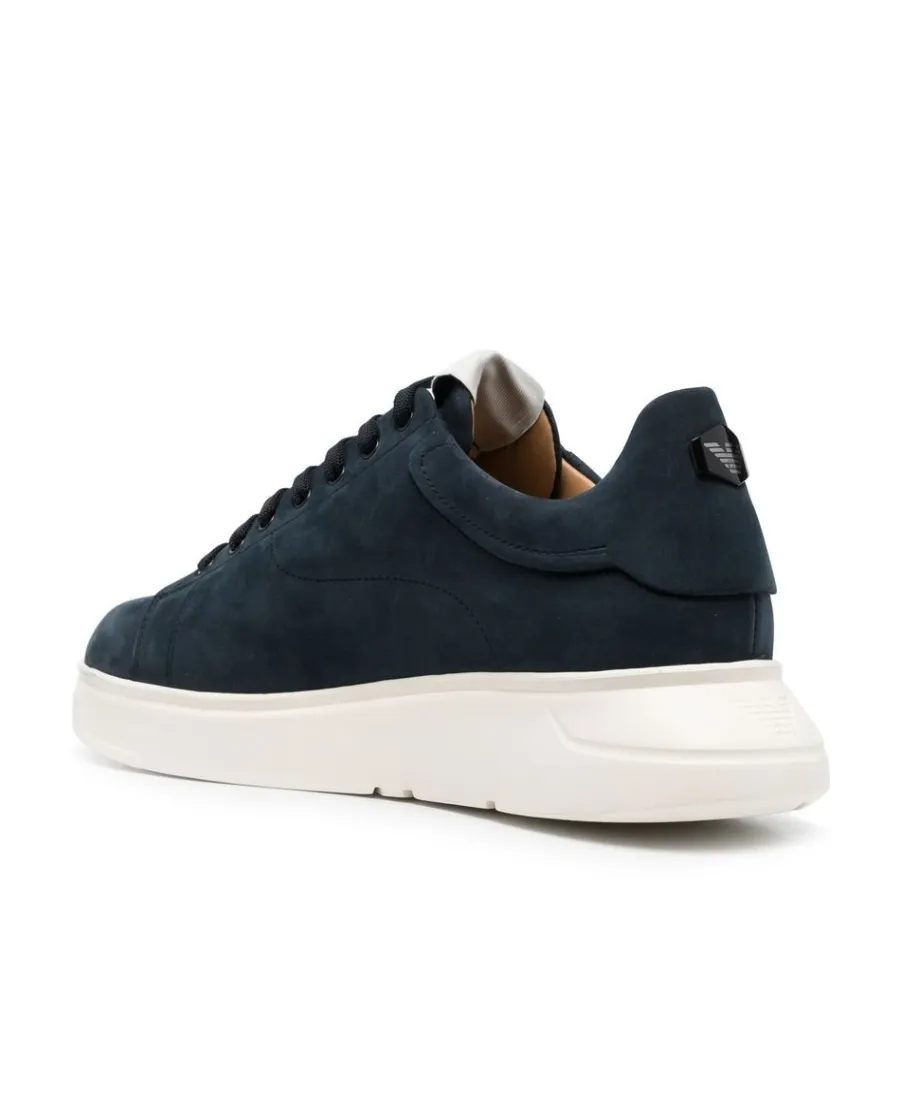 Emporio Armani Logo Plaque Low-Top Sneakers