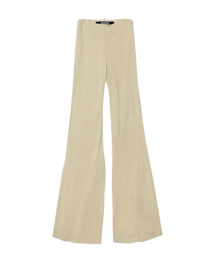 Jacquemus Soffio Mid-Rise Flared Pants