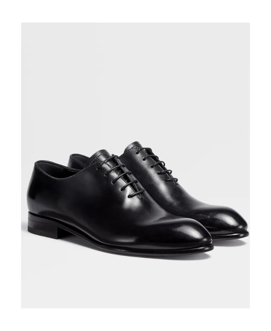Zegna Vienna Evening Wholecut Oxford Shoes