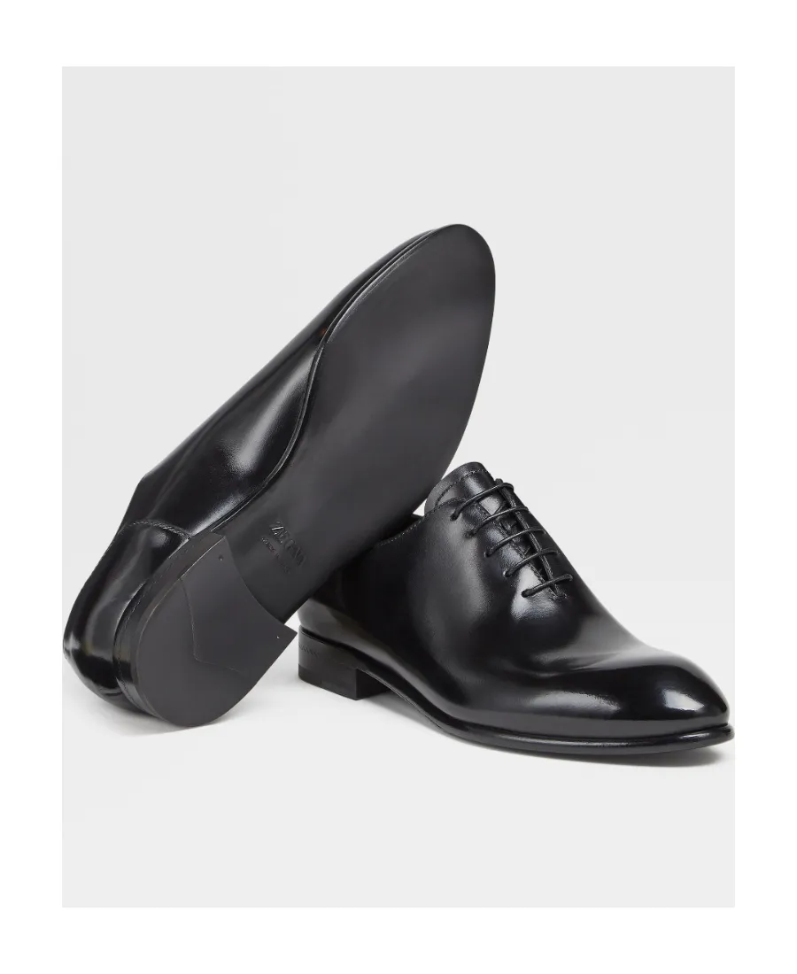Zegna Vienna Evening Wholecut Oxford Shoes