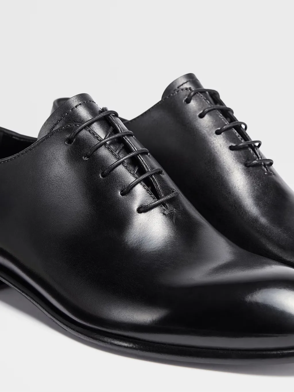Zegna Vienna Evening Wholecut Oxford Shoes