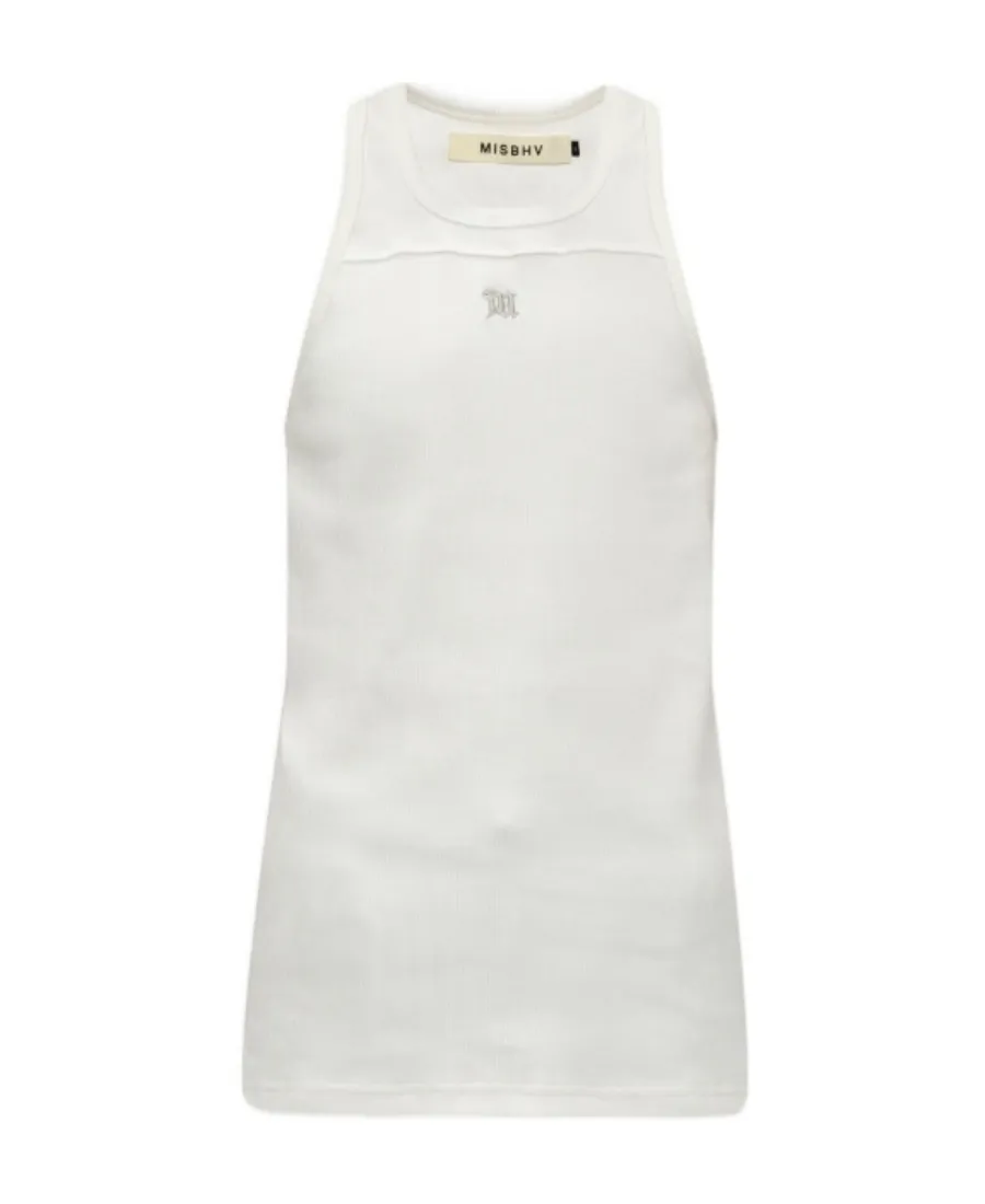 Crew-Neck Racerback Tank Top