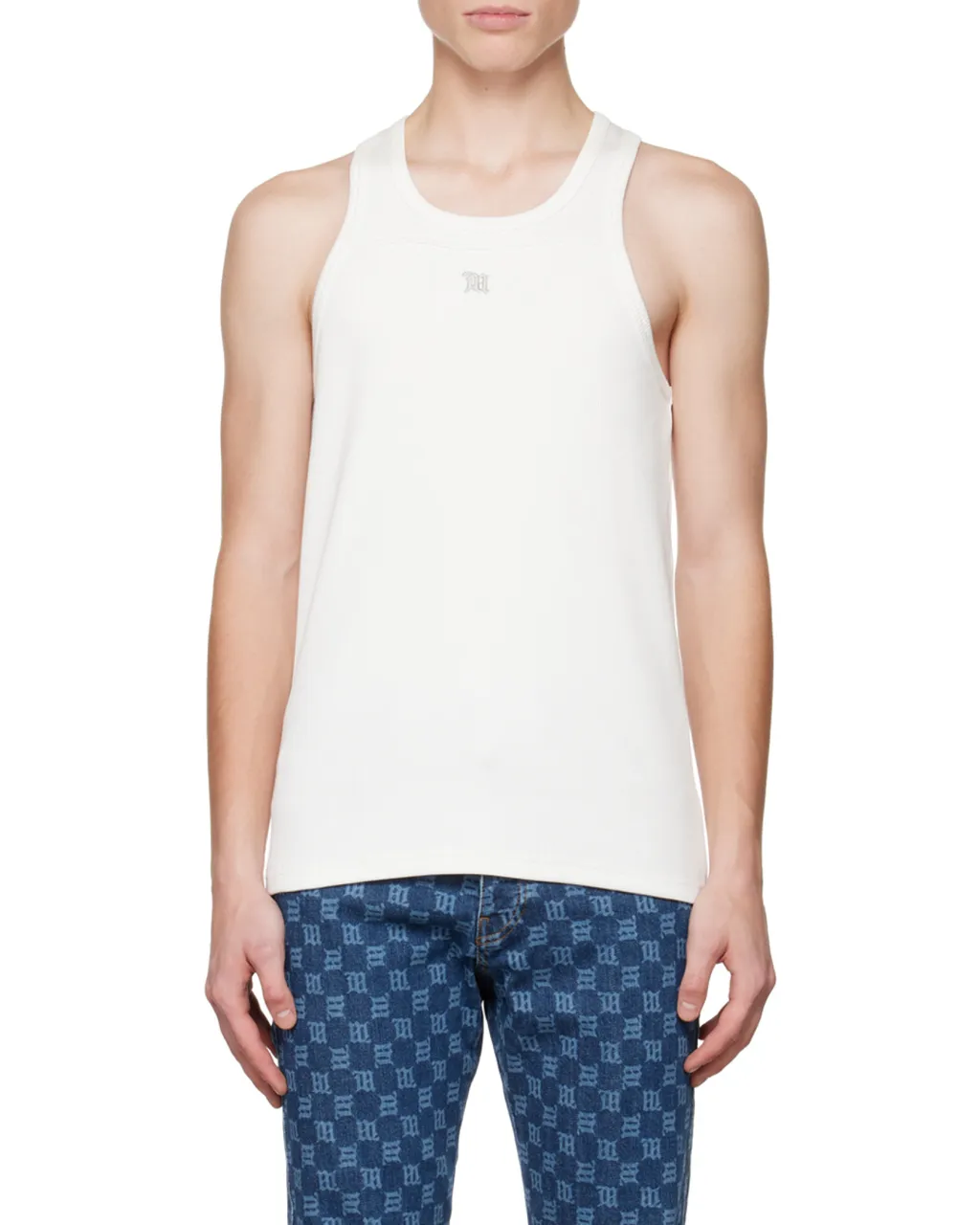 Crew-Neck Racerback Tank Top