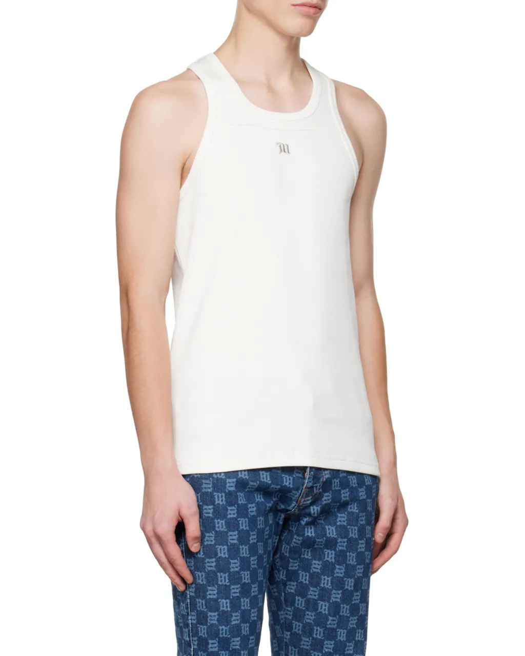 Crew-Neck Racerback Tank Top