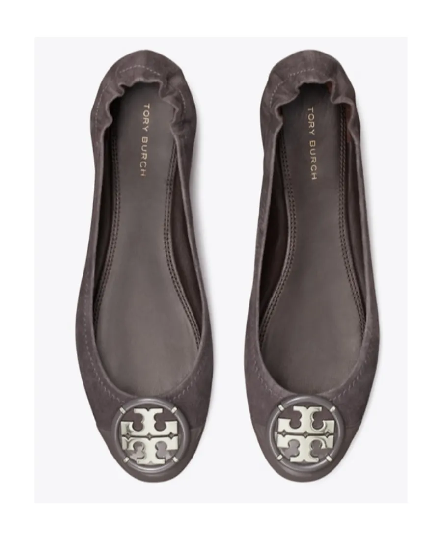 10Mm Logo-Plaque Ballerina Shoes