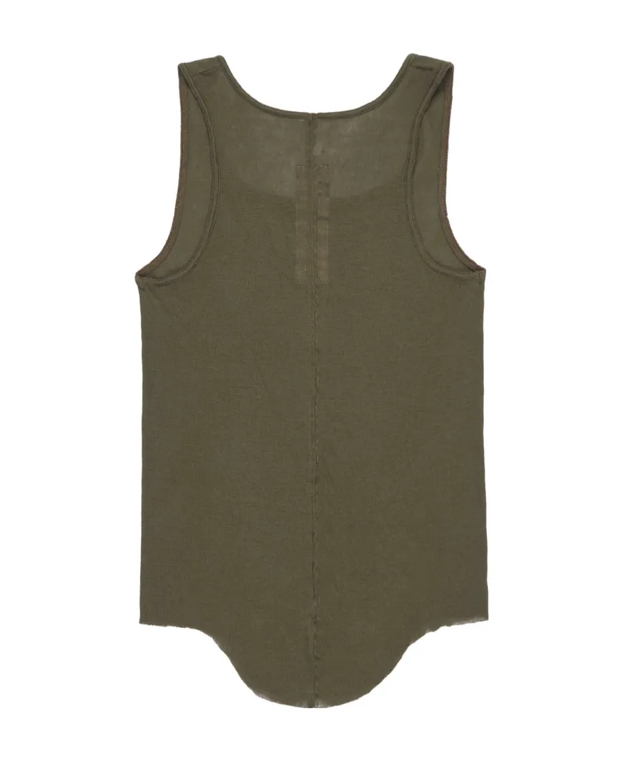 Plain Knitted Rib Vest