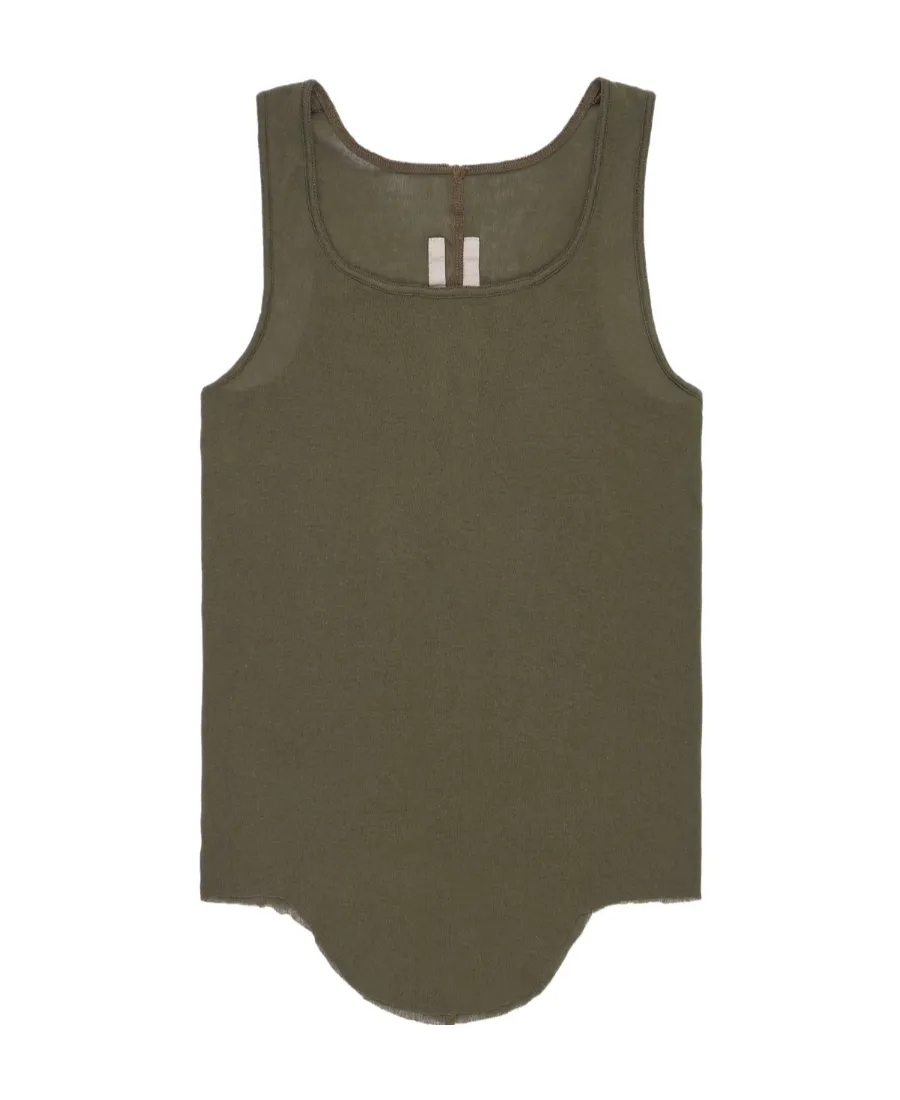 Plain Knitted Rib Vest