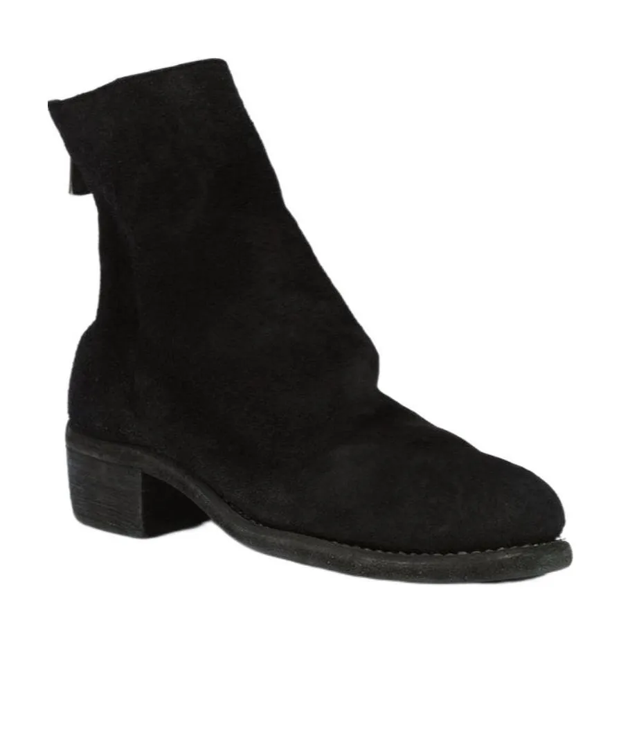 Zippered Short Boots