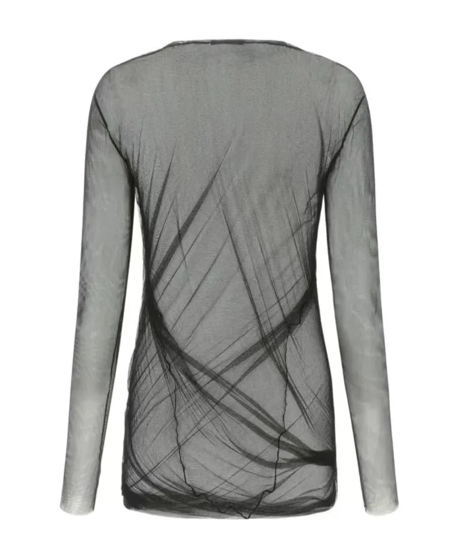 Tulle Long-Sleeved T-Shirt
