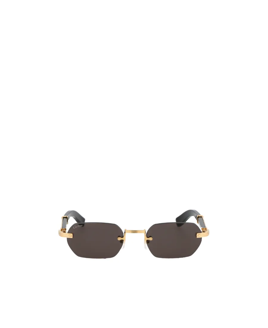 Cartier Rectangle Frame Sunglasses