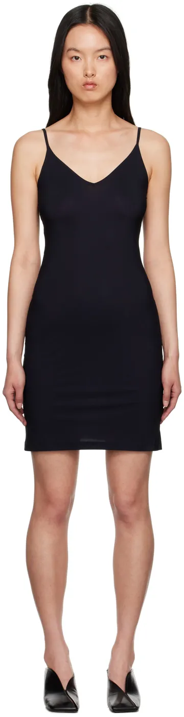 Jil Sander V-Neck Sleeveless Slip Mini Dress