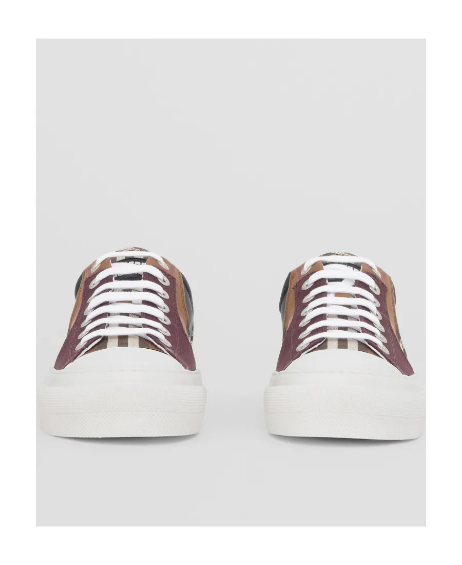 Vintage Check Patchwork Sneakers