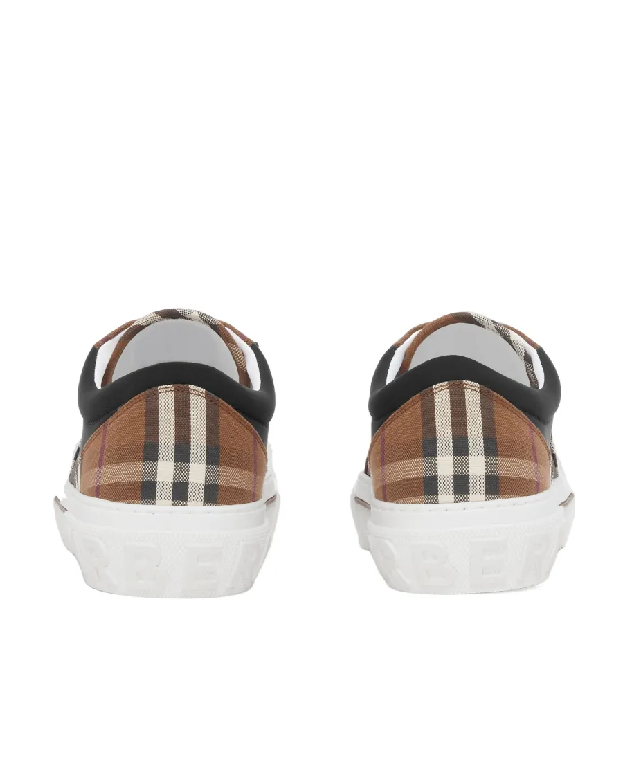 Vintage Check Patchwork Sneakers