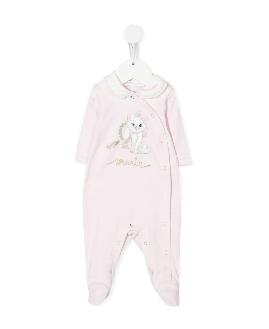 Marie Logo-Print Babygrow