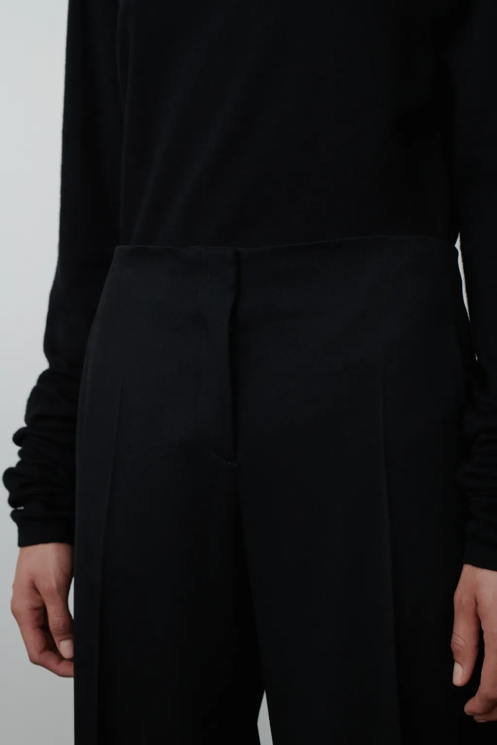 The Row Pipa Pressed Crease Tailored Trousers