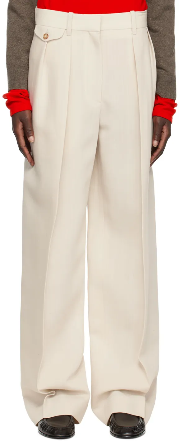 Pleated Casual Pants