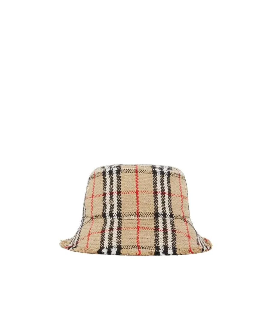 Burberry Checked Bucket Hat