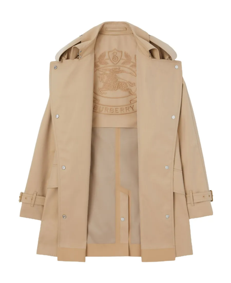 Burberry Belted Gabardine Trench Coat