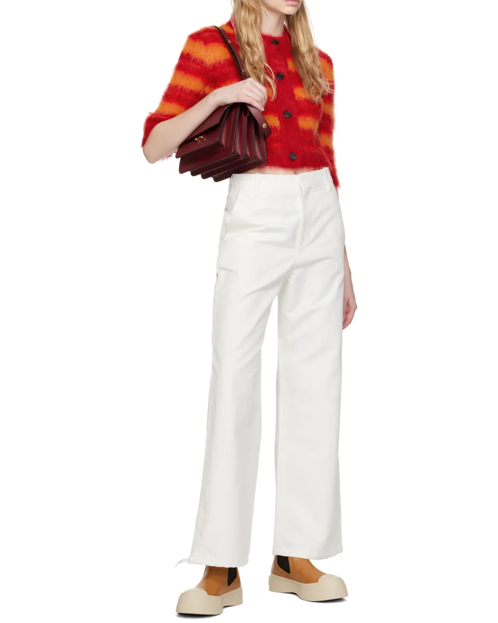 Marni Straight Leg Cargo Trousers