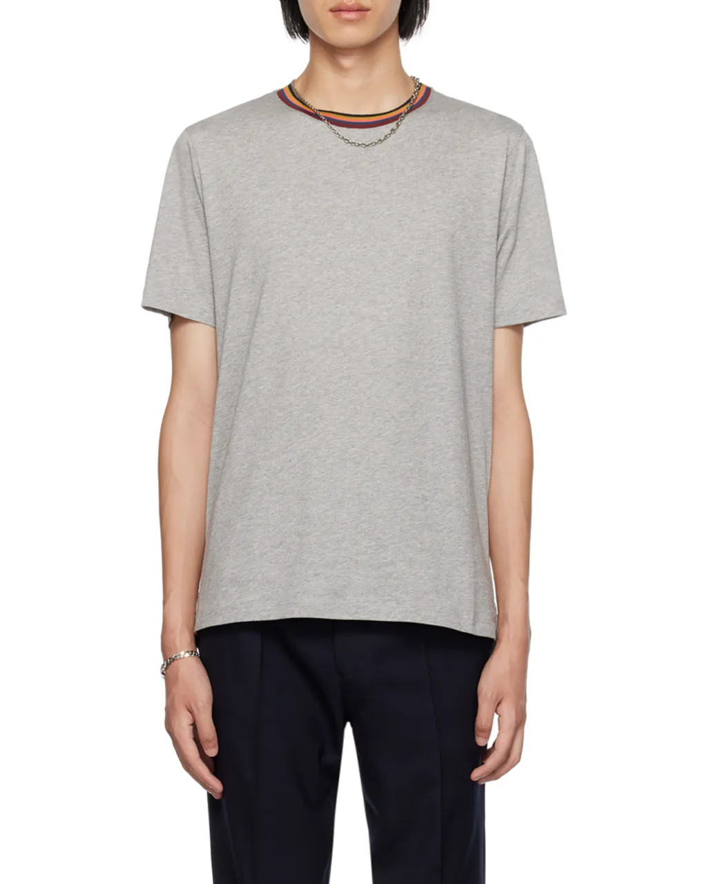 Paul Smith Artist Stripe Collar T-Shirt