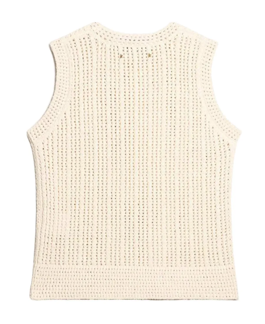Golden Goose Deluxe Brand Chunky Knitted Crewneck Vest