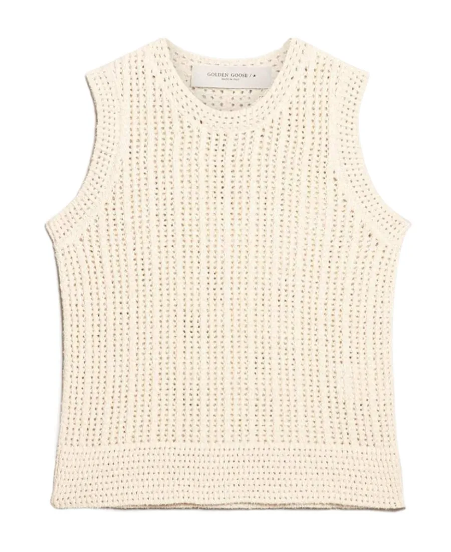 Golden Goose Deluxe Brand Chunky Knitted Crewneck Vest