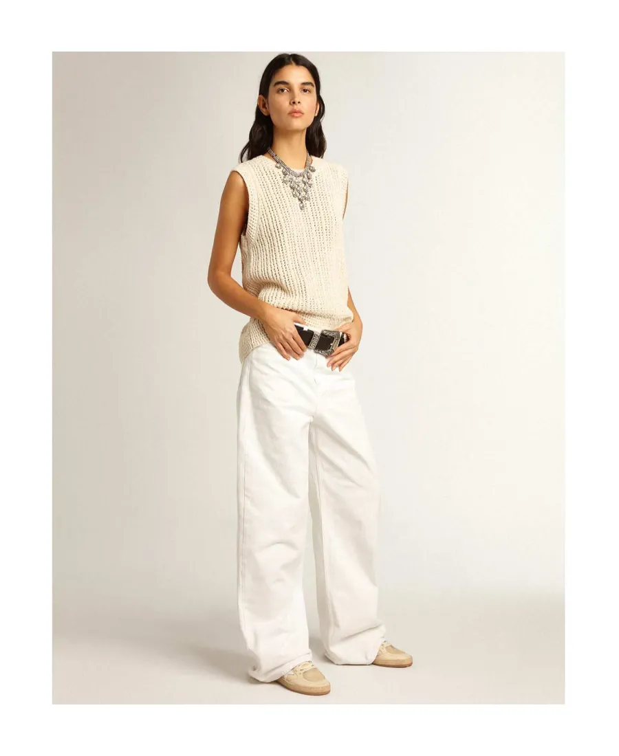 Golden Goose Deluxe Brand Chunky Knitted Crewneck Vest