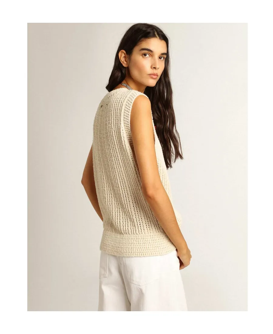 Golden Goose Deluxe Brand Chunky Knitted Crewneck Vest