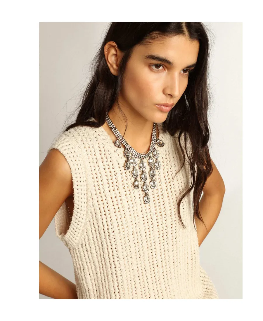 Golden Goose Deluxe Brand Chunky Knitted Crewneck Vest