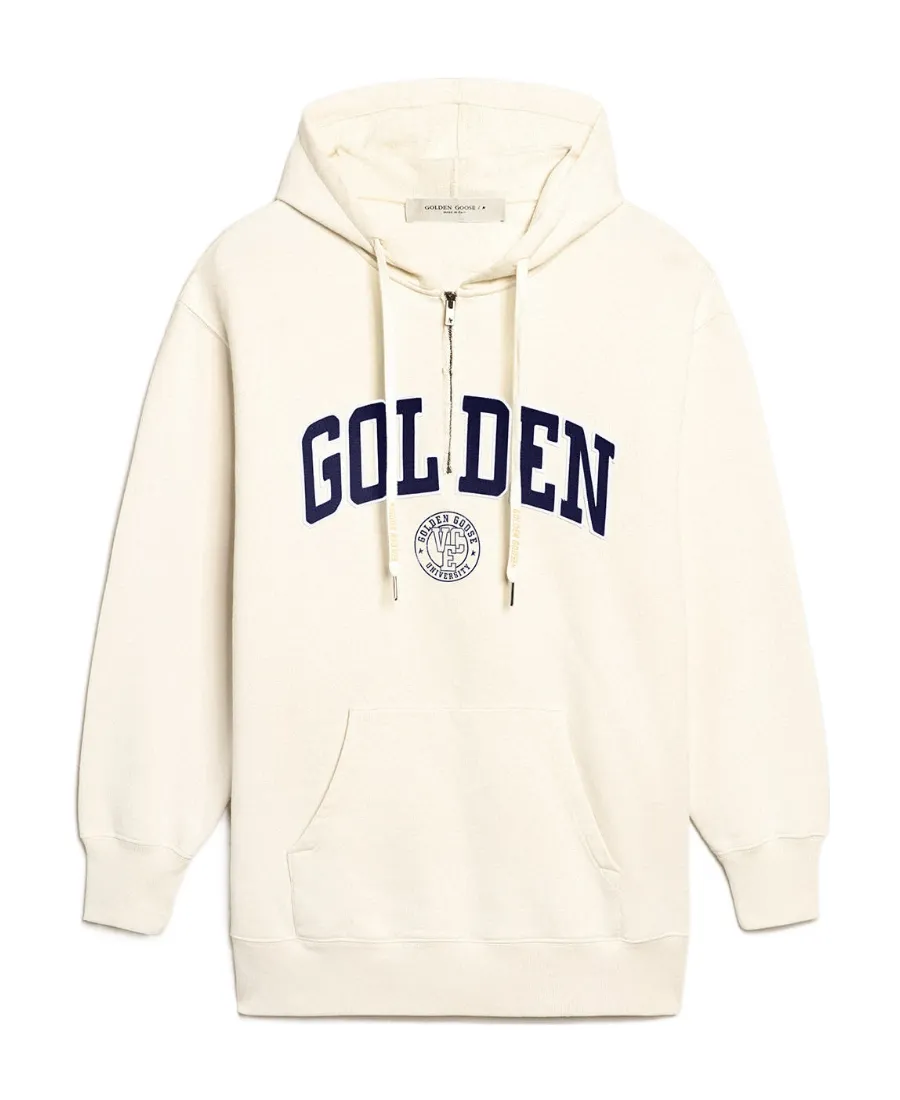 Golden Goose Deluxe Brand Drawstring Long Hoodie