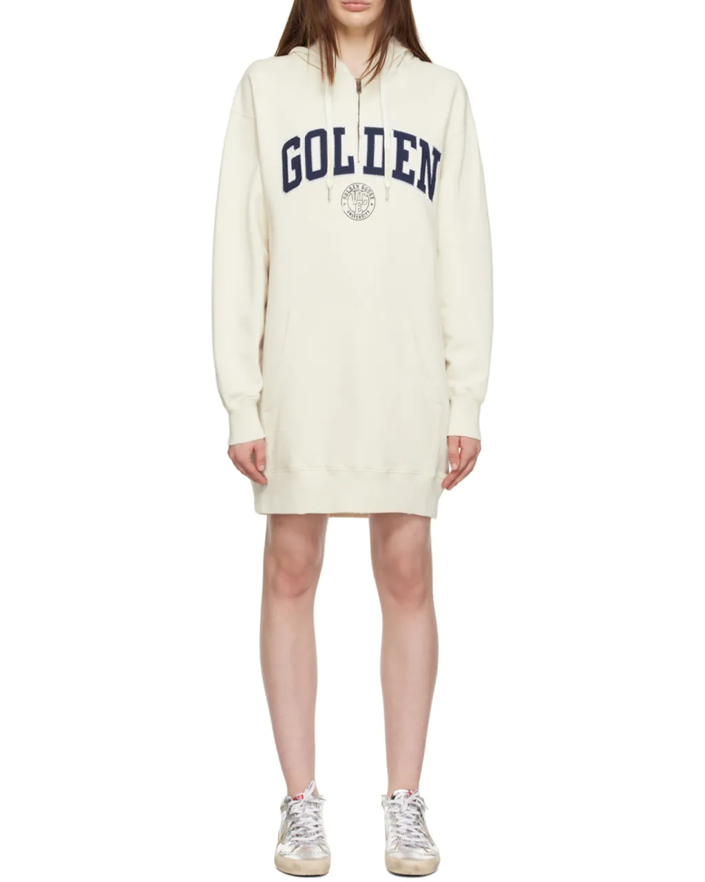Golden Goose Deluxe Brand Drawstring Long Hoodie