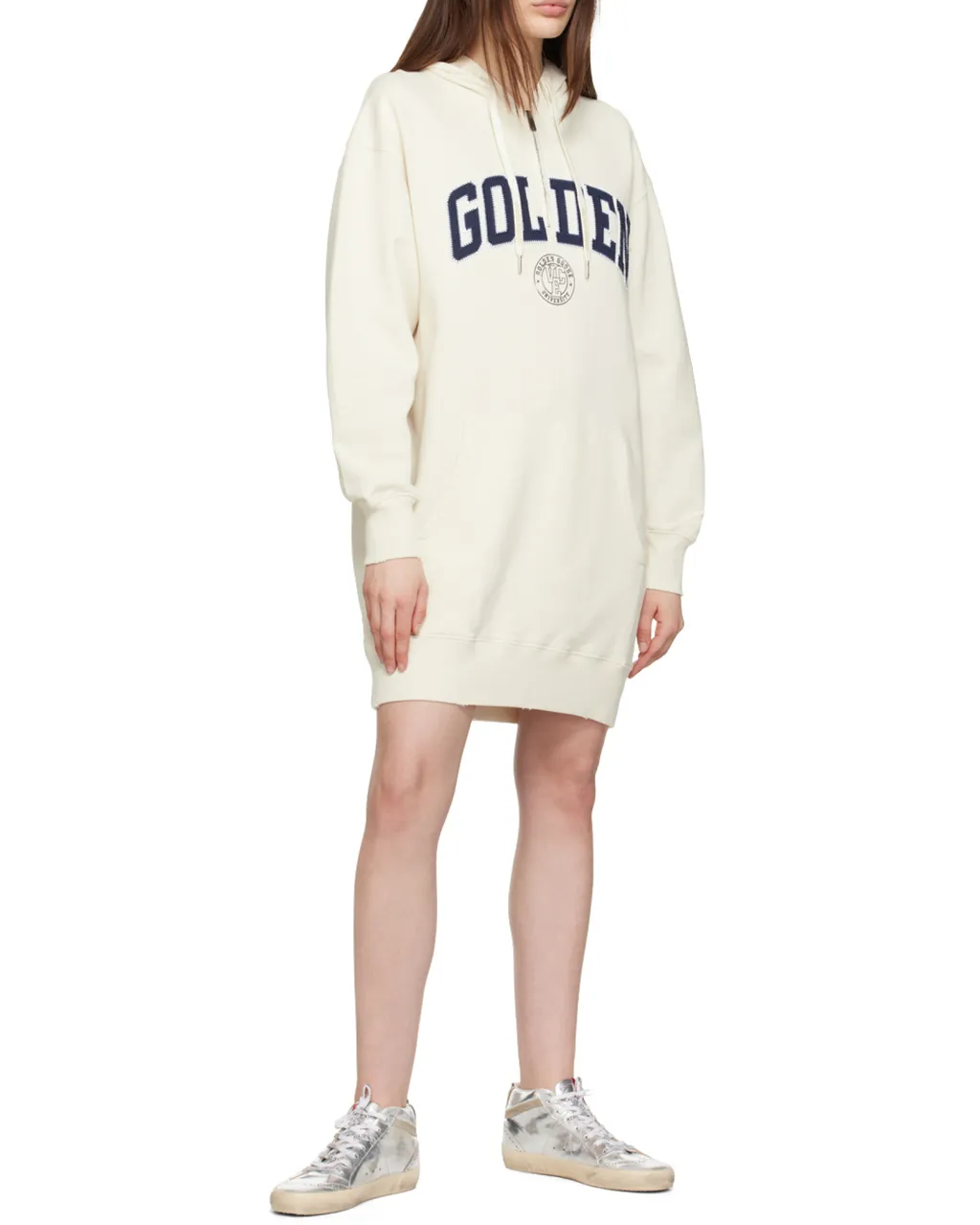 Golden Goose Deluxe Brand Drawstring Long Hoodie